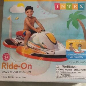 Intex inflatable Ride-on wave rider ride-on poo water toy new‎